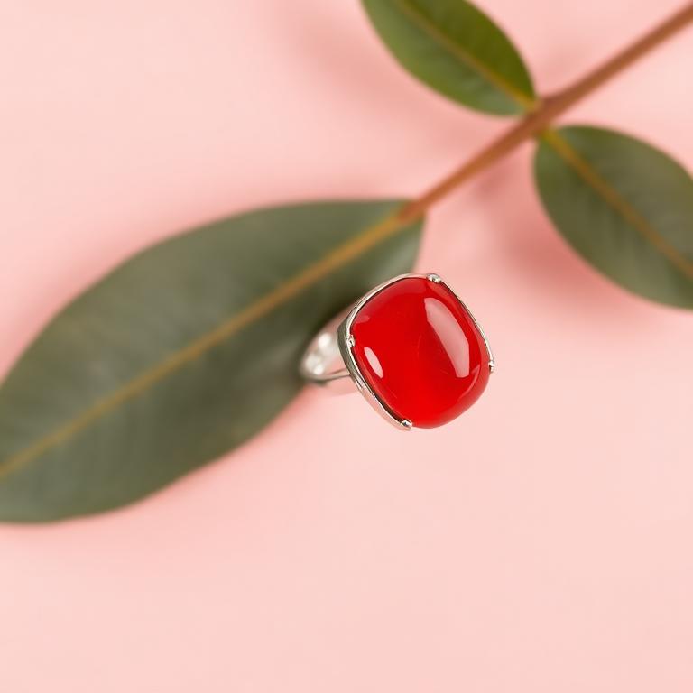 Natural Carnelian crystal gemstone