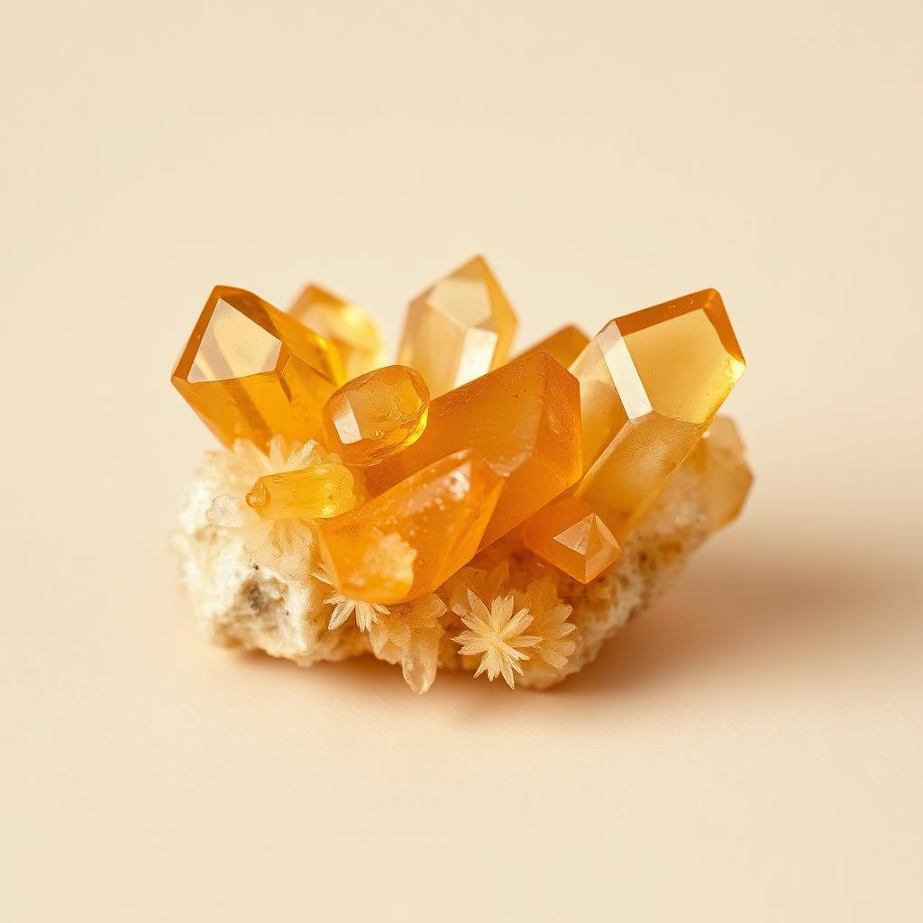 Natural Citrine crystal gemstone