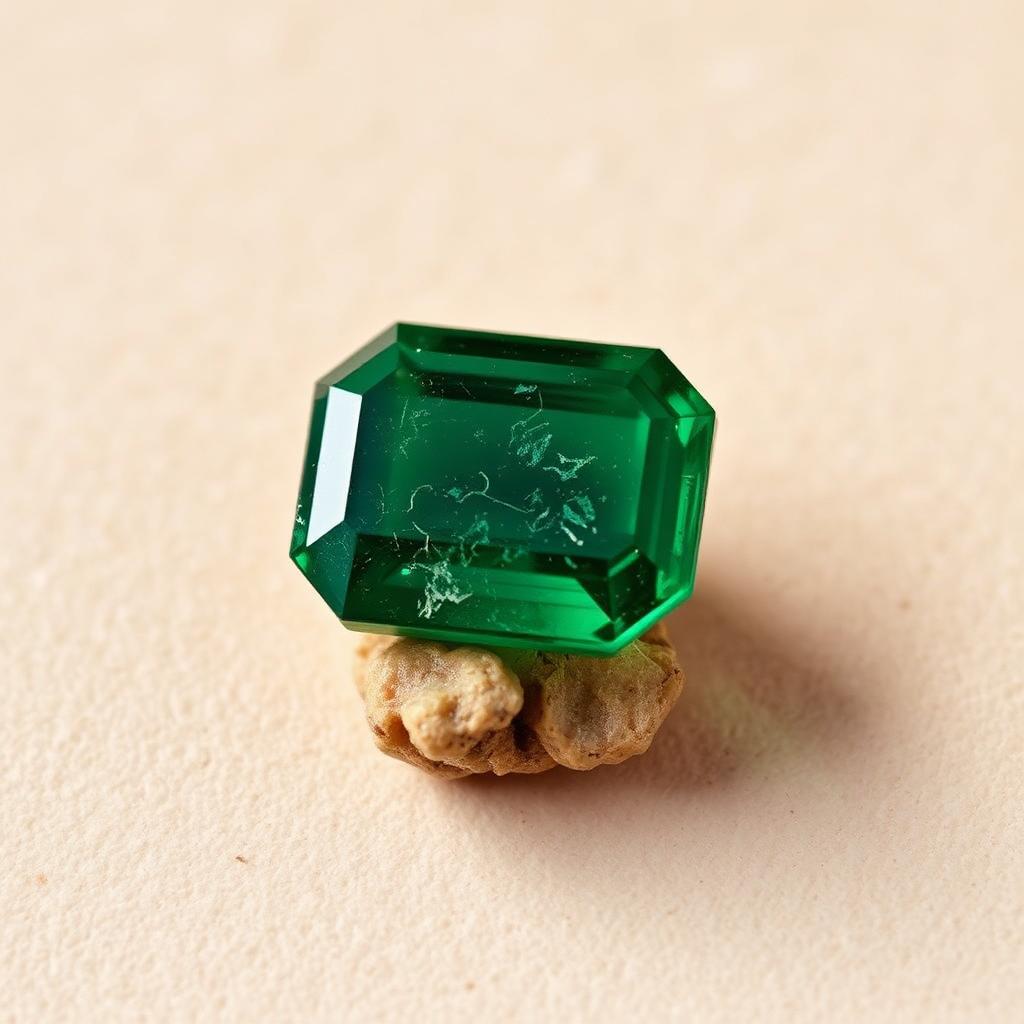 Natural Emerald crystal gemstone