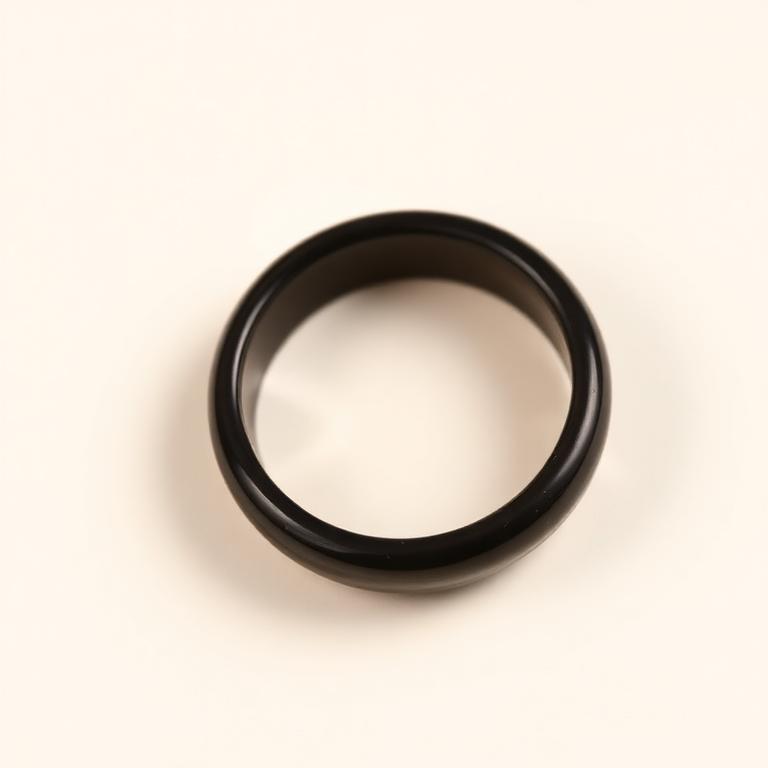 Natural Black Obsidian crystal gemstone