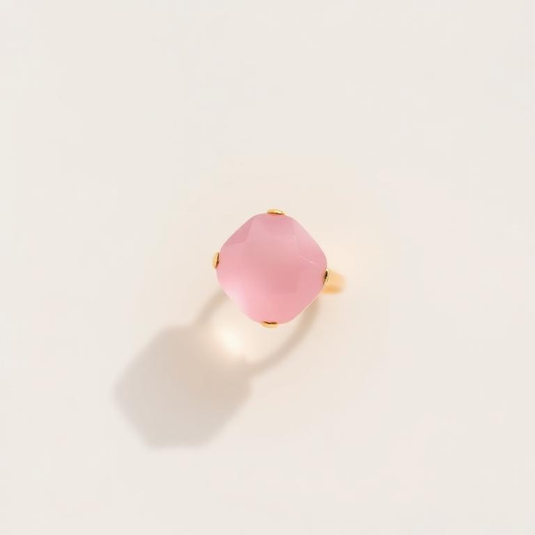 Natural Rose Quartz crystal gemstone